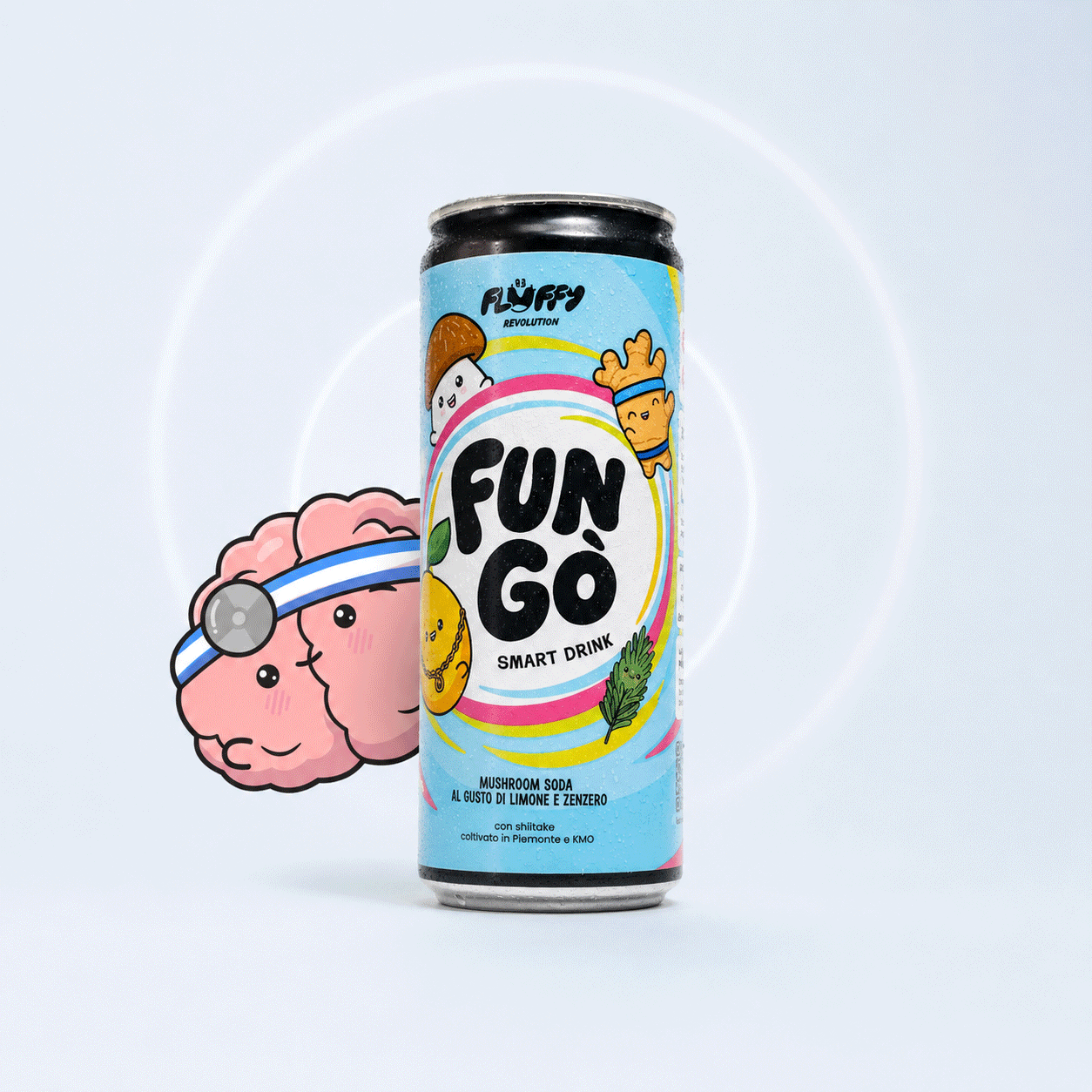 FUN-GÒ Smart Drink, lattina azzurra